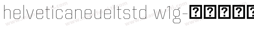 helveticaneueltstd w1g字体转换